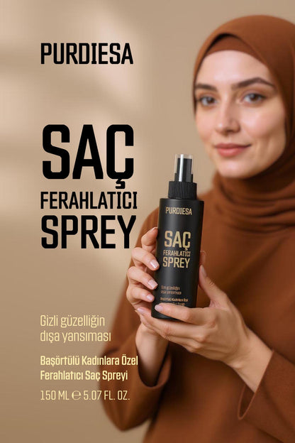 Başörtülü Kadınlar İçin Ferahlatıcı Saç Spreyi – Saç Dökülmesine Karşı Koruma & Gün Boyu Ferahlık